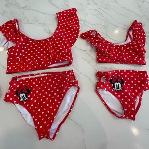 Girls Minnie Mouse swimsuit